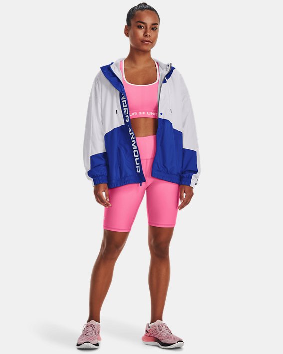 Women's HeatGear® Armour Bike Shorts, Pink, pdpMainDesktop image number 2